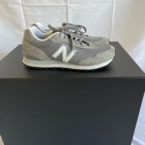 New Balance 515 Gray and White Sneakers